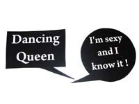 Dancing Queen photo prop